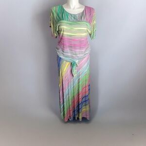 New Directions Multi-colored 2 pc Knit Skirt Set Size M